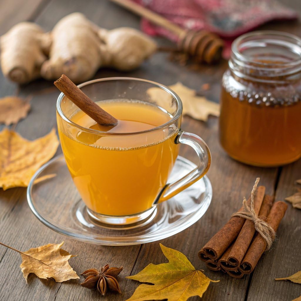 LeafLea 40 Turmeric Ginger Cinnamon Tea Bags, 100% Natural Ingredients Herbal Tea, Turmeric Ginger Herbal Blend for Wellness, Vegan, No Sugar, Caffeine-Free, Individually Wrapped for Freshness