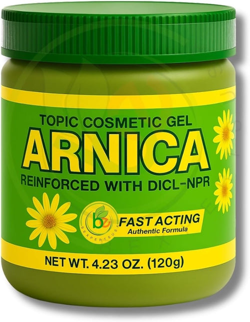 Arnica Flores Gel(Pomada)4.23 oz–Natural Concentrated Topical Gel for Muscles & Joints,Fast-Absorbing, Botanical Aroma Massage Therapy,Post-Workout,Daily Use,100% Natural, Vegan,Non-GMO–by BexpertsUSA