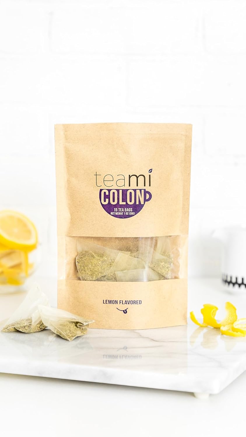 Teami® Colon Cleanse and Detox Tea | All Natural Cleanse tea for Men & Women | 30 Day Supply, 15 Tea Bags (Lemon)