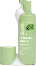 Pixie Feminine Wash – Healthy Foaming Cleaner with Natural Ingredients – More Foam Wash in Bottle Than Any Other Brand – pH Balanced & Plant Based – for Your Menstrual Cups and Discs, 6.5 Fluid oz