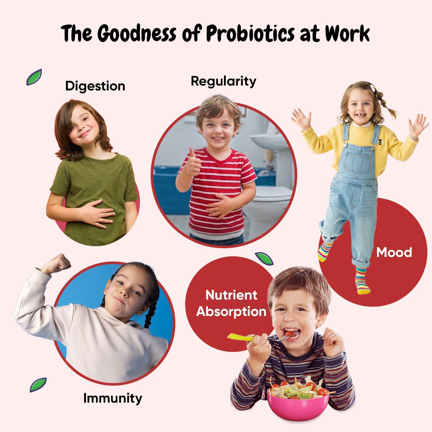 maxmedix Kids Probiotics Gummies | Prebiotic + Probiotics for Kids - 1 Billion CFU & Inulin (45-Day Supply) | 90 Children Synbiotic Gummies | Natural Apple Flavor | Vegan, Non-GMO