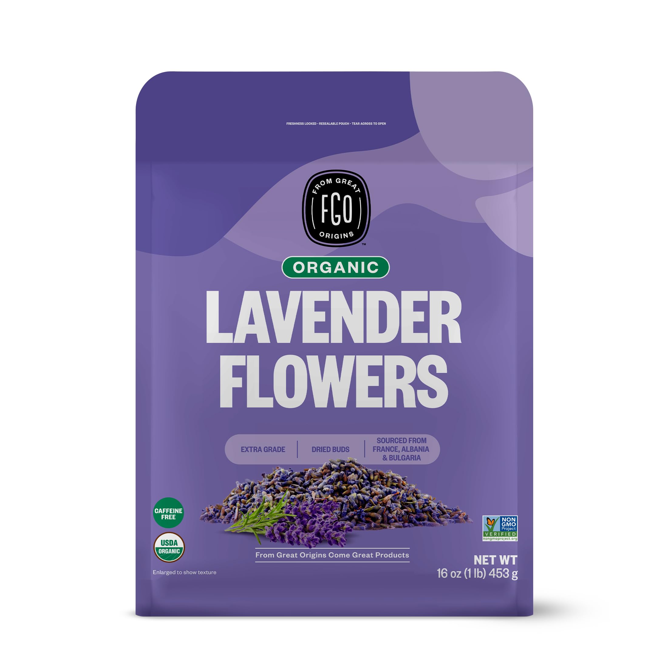 FGO Organic Hibiscus Tea, 100 Count, Eco-Conscious Tea Bags, Caffeine Free, Packaging May Vary (Pack of 1)