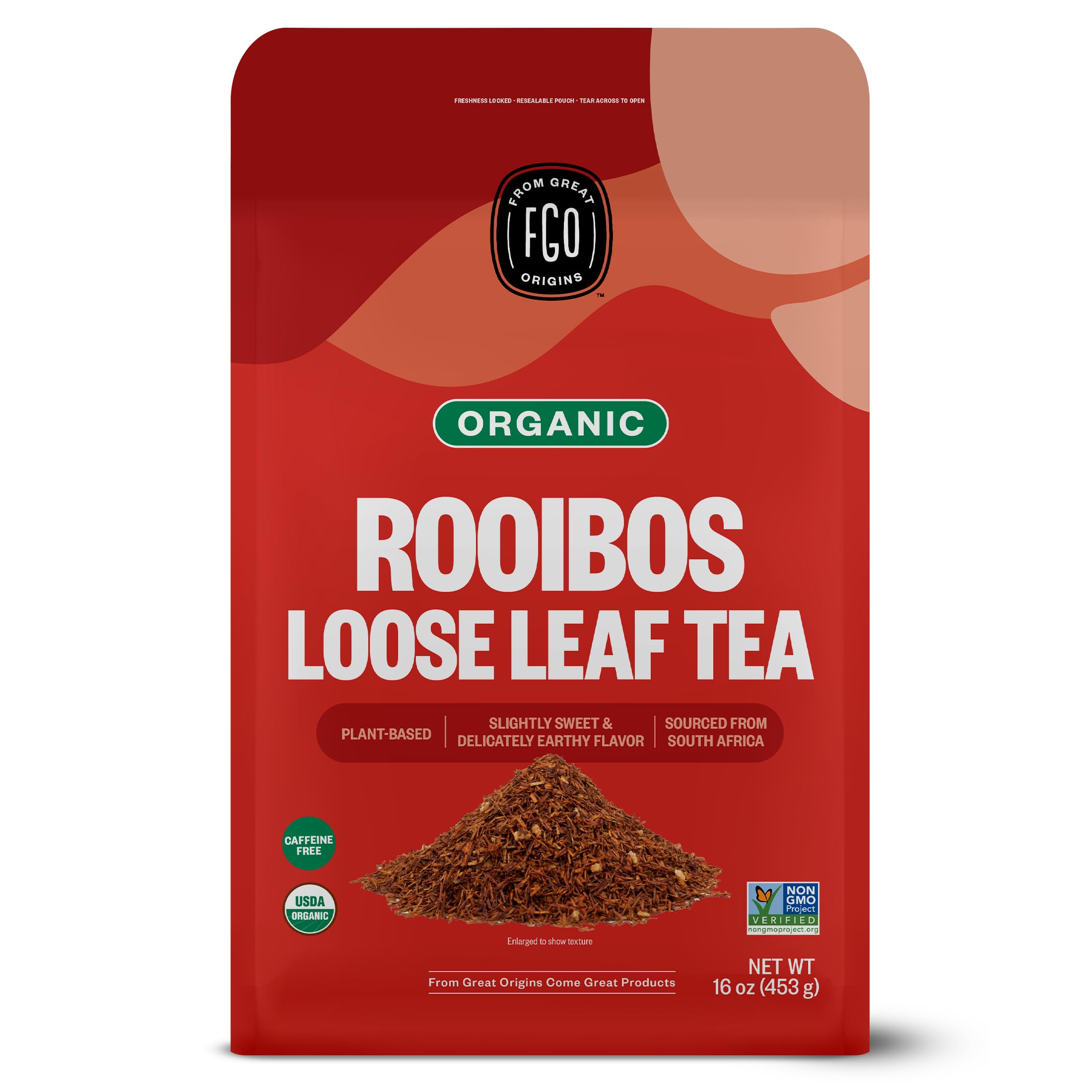 FGO Organic Chamomile Tea, 100 Count, Eco-Conscious Tea Bags, Resealable Bag, Packaging May Vary (Pack of 1)