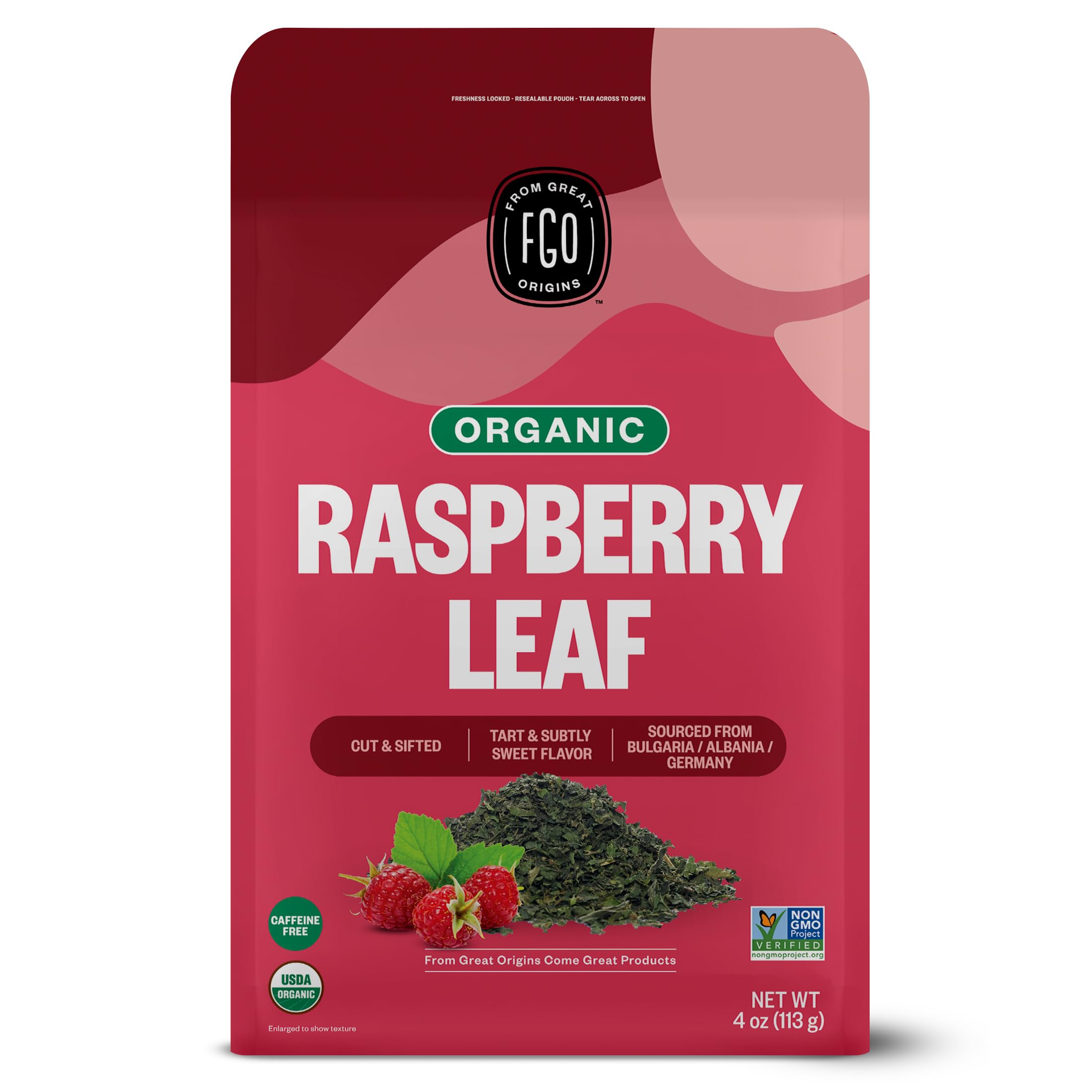 FGO Organic Hibiscus Tea, 100 Count, Eco-Conscious Tea Bags, Caffeine Free, Packaging May Vary (Pack of 1)