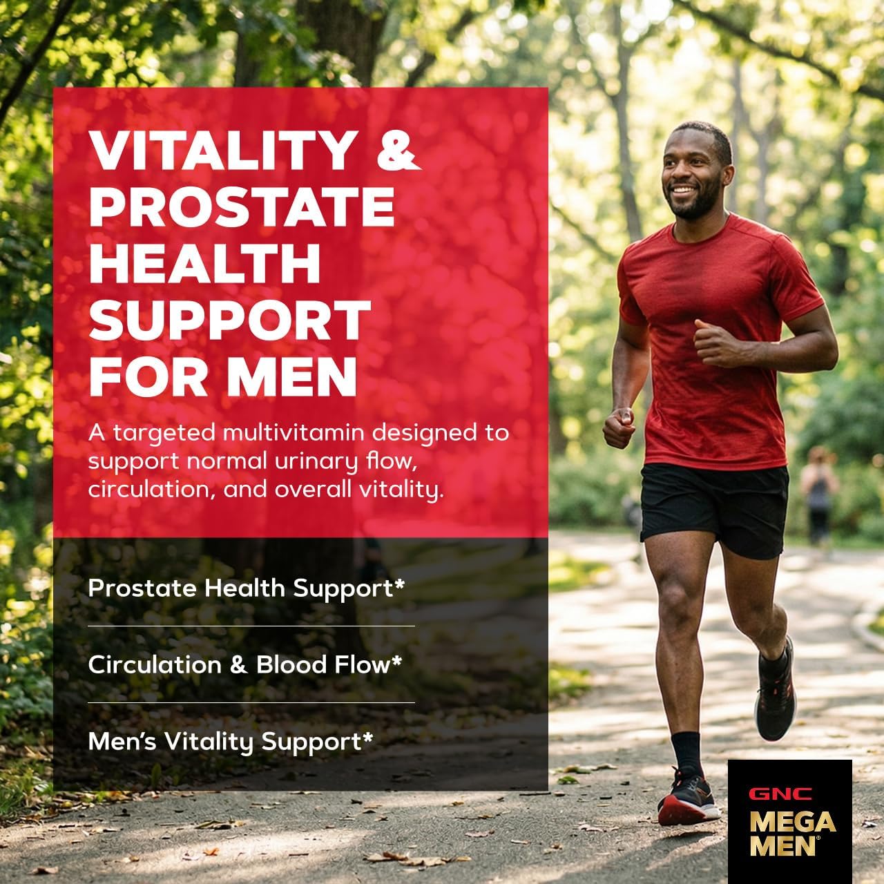 GNC Mega Men Prostate and Virility Multivitamin for Men, Supports Optimal Sexual Health and Prostate Health, 90 Count