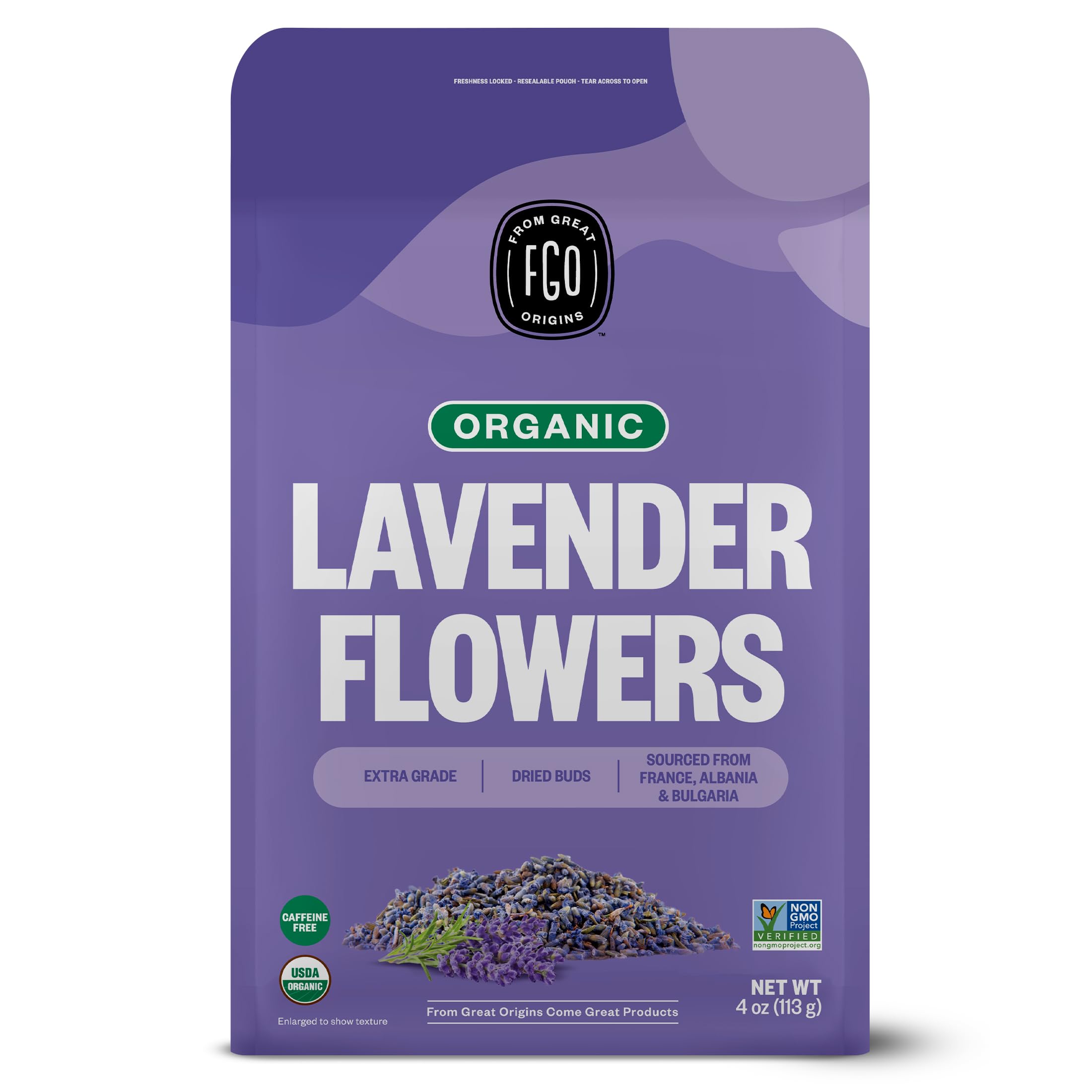 FGO Organic Chamomile Tea, 100 Count, Eco-Conscious Tea Bags, Resealable Bag, Packaging May Vary (Pack of 1)