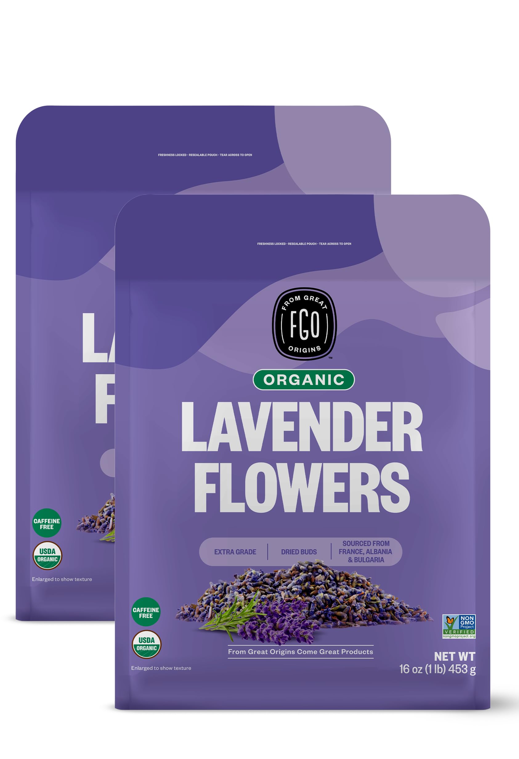 FGO Organic Hibiscus Tea, 100 Count, Eco-Conscious Tea Bags, Caffeine Free, Packaging May Vary (Pack of 1)