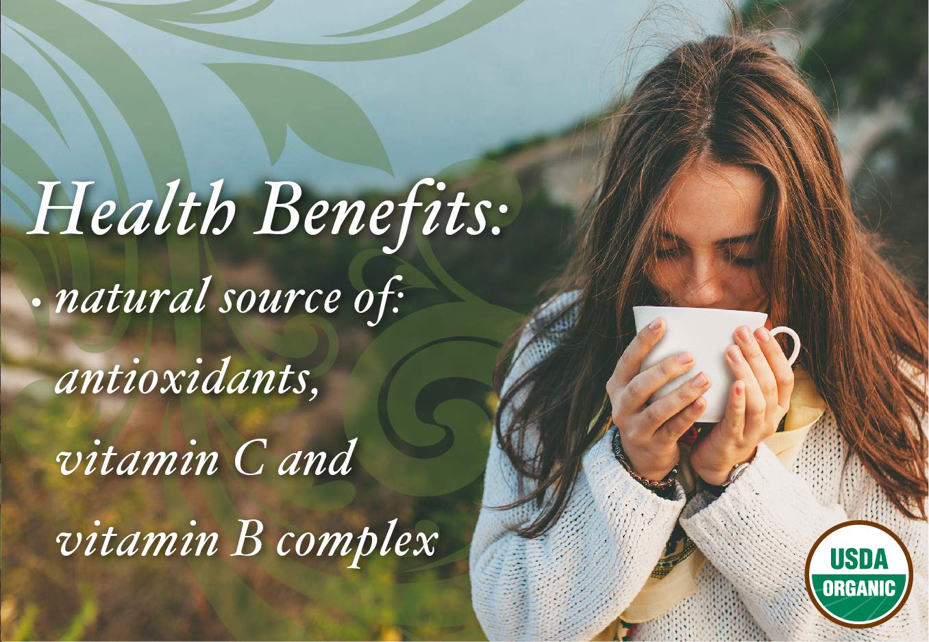 Buddha Teas - Organic Wormwood Tea - Herbal Tea - For Health & Wellbeing - With Antioxidants & Minerals - Clean Ingredients - Caffeine Free - OU Kosher & Non-GMO - 18 Tea Bags (Pack of 1)