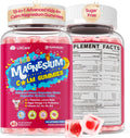Kids Calm Magnesium Glycinate Gummies, Natural Kids Calming Supplement w/Magnesium Citrate, L-Theanine & Chamomile, Omega-3, D3 B12, Support Calm Mind, Sl-eep, Focus, Muscle Relax, Sugar-Free, 60 Cts