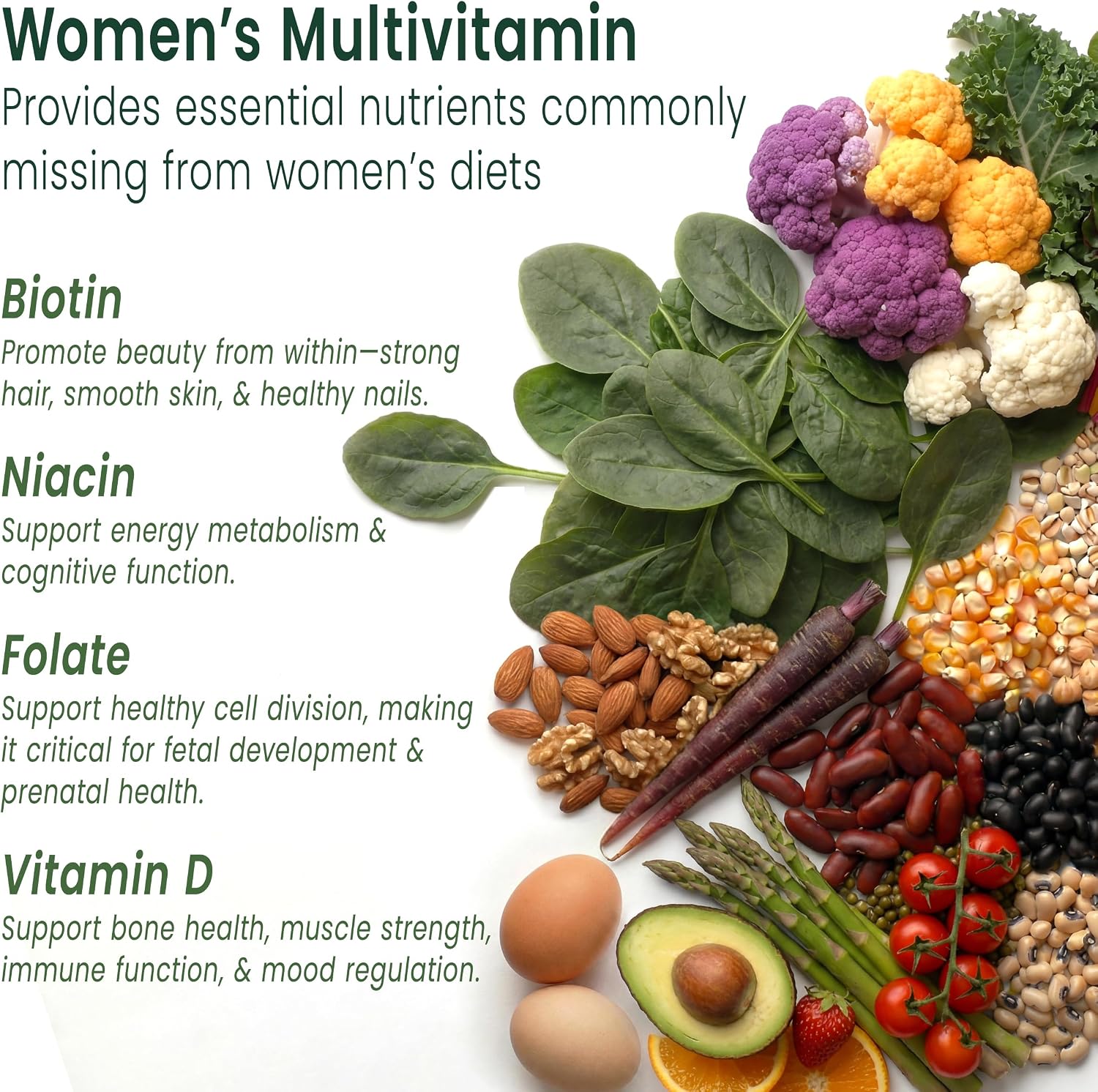 Sunsoil Women's Multivitamin Organic Gummies, USDA Certified Organic, No Glucose, Vegan, Gluten-Free, Plant-Based