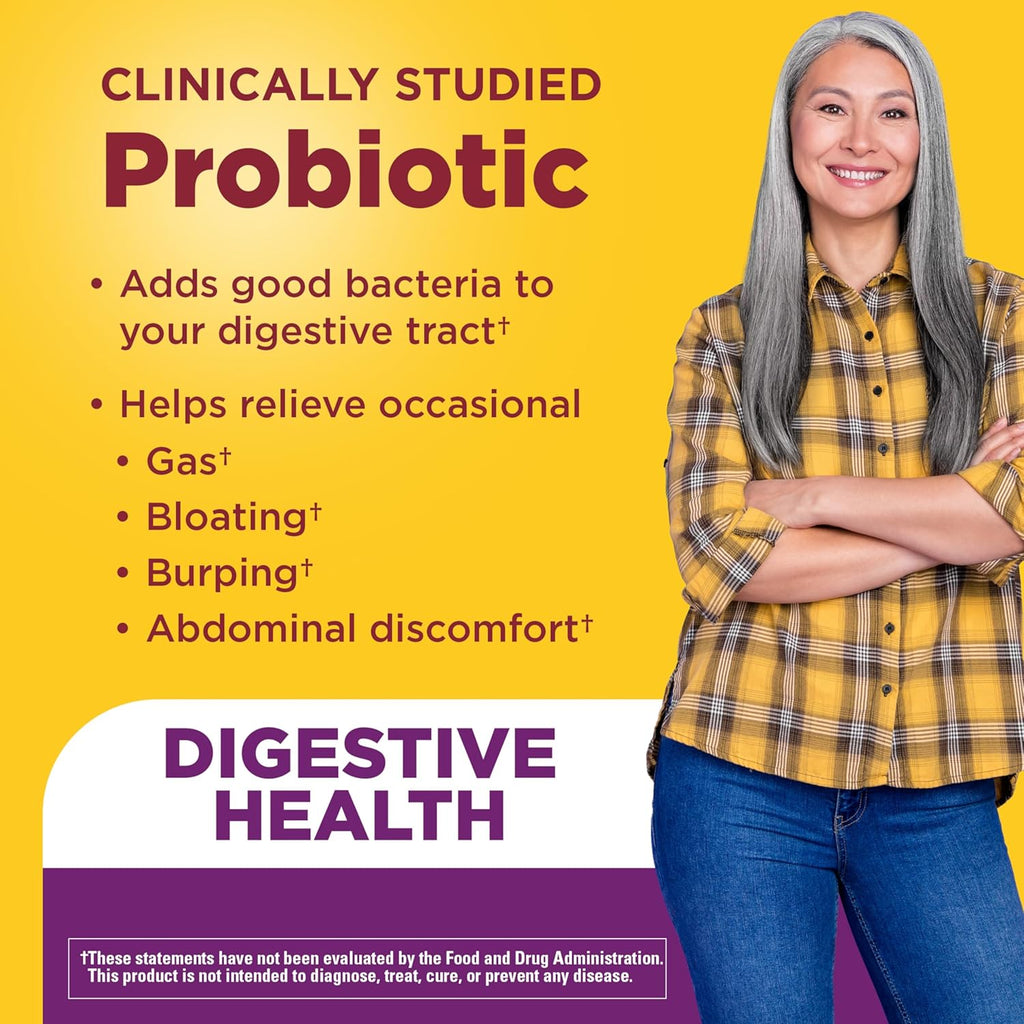 Nature Made Probiotic + Prebiotic Fiber Gummies for Daily Gut Health, Fiber Supplement, 50 Gummies