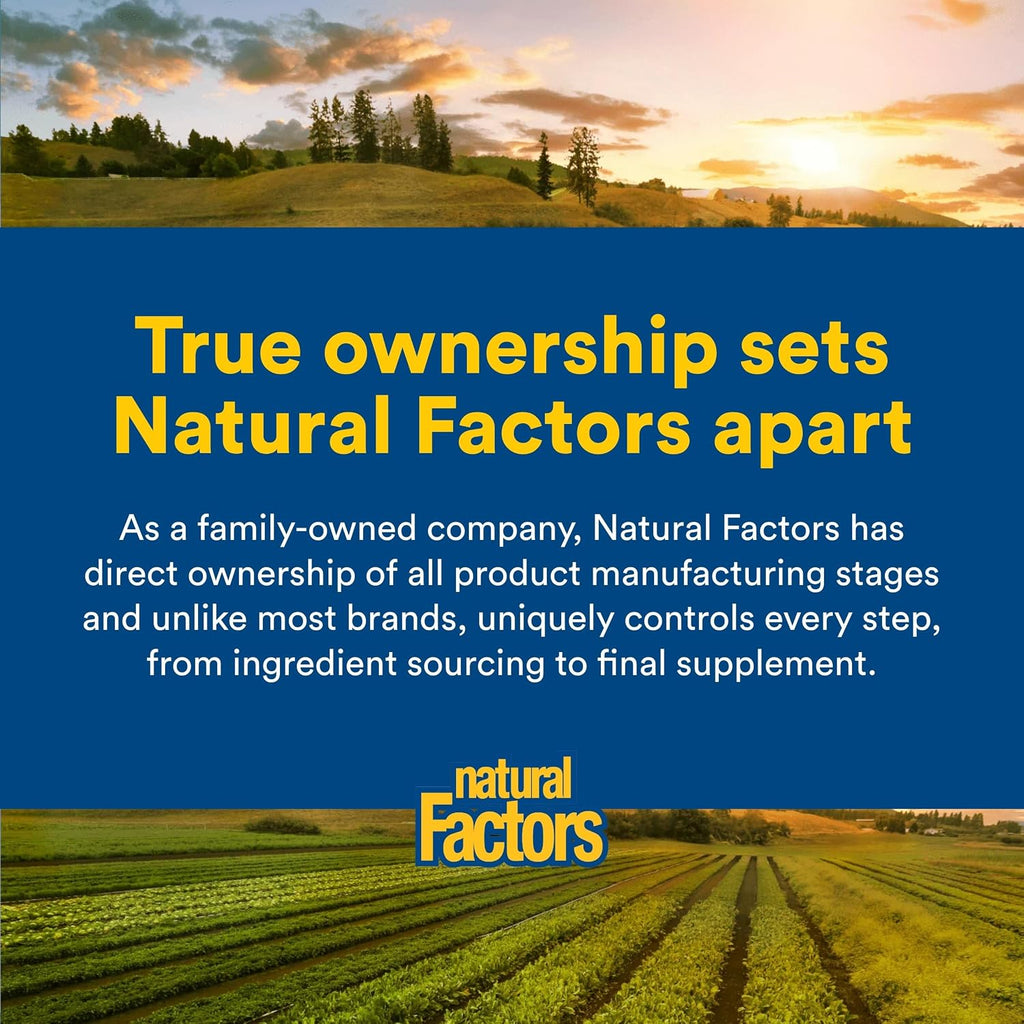 Natural Factors, Men's 50+ Multivitamin & Mineral, 1 Serving Contains Nutrition Equivalent to ½ lb of Veggies, 60 Count (Pack of 1)