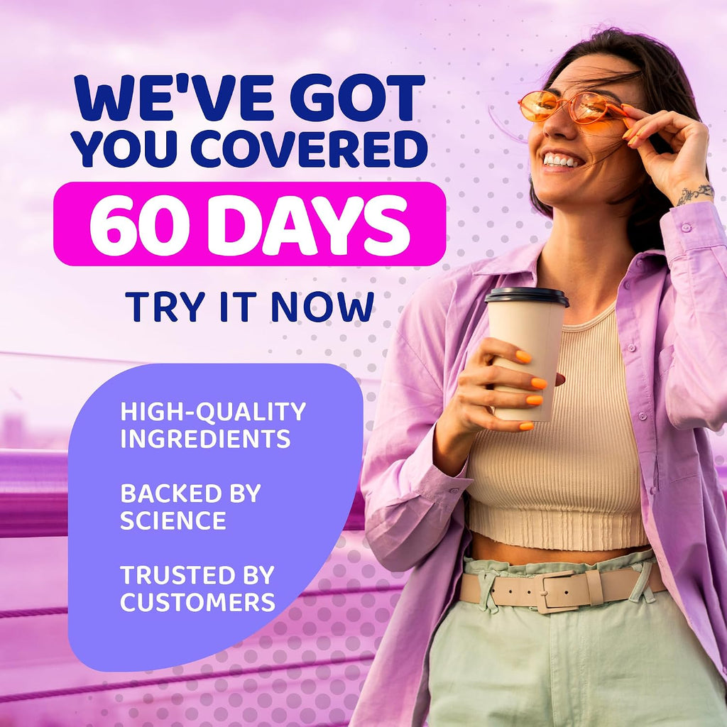 37-in-1 Women's Multivitamin for Immune & Stress Support, Energy Booster, Bone & Skin Health & Hair Growth | Vitamin C, D3, Folic Acid, B-Complex, Biotin, Zinc & More | 120 Count
