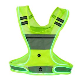 Outdoor Cycling Reflective Vest High Visibility Safe Jacket For Night Riding Running Jogging Motorcycle Outdoor Sports Waistcoat