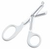 White Trauma Shears 7 1/4", Medical Scissors for Nurses 7.25', Heavy Duty Surgical Scissors, Stainless Steel Bandage Scissors