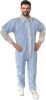 Hazmat Suit Disposable. Pack of 100 Adult Disposable Coverall Large. Protective Suit Polypropylene Painters Suit. White Painters Coverall PP 30 g. Uni