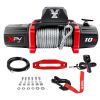 X-BULL Electric Winch XPV 10000 LBS 12V Synthetic Rope SUV Jeep Truck 4WD