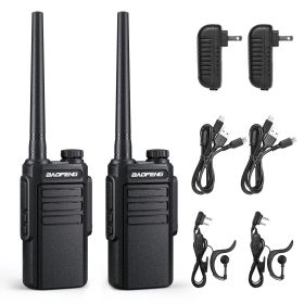 BAOFENG MP31 GMRS Radio Handheld Two Way Radio, GMRS Repeater Capable, 2-in-1 Type-C Charging Cable, Earpieces, 2 Pack