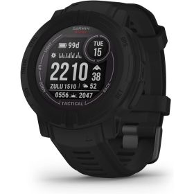 Garmin Instinct 2 Solar, Tactical-Edition, GPS Outdoor Watch, Solar Charging Capabilities, Multi-GNSS Support, Tracback Routing,