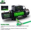 STEGODON New 9500 lb. Load Capacity Electric Winch S3,12V Waterproof IP67 Electric Winch with Hawse Fairlead