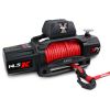 X-BULL Electric Winch XPV 14500 LBS 12V Synthetic Red Rope New Arrival Jeep Towing Truck 4WD