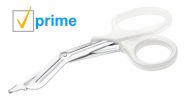 White Trauma Shears 7 1/4", Medical Scissors for Nurses 7.25', Heavy Duty Surgical Scissors, Stainless Steel Bandage Scissors