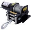 2000lb 12V ATV/UTV Electric Winch, Off-Road Waterproof Steel Cable Winch for ATV UTV Towing Trailer Winch