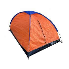 Outdoor Travel Mobile 2 Person Camping Tent (Type: Camping Tent, Color: Orange & Blue)