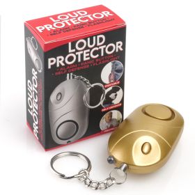 Loud Protector Personal Alarm- (Color: Gold)