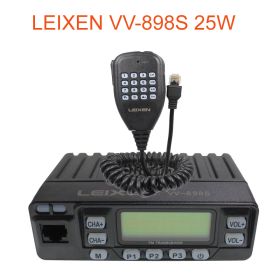 LEIXEN VV-898S 25W Dual band 144/430MHz Mobile Transceive Amateur VV898S Ham Radio Two Way Radio (Color: VV-898S-25W)