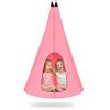 40 Inch Kids Nest Swing Chair Hanging Hammock Seat for Indoor and Outdoor