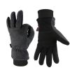 OZERO Winter Gloves -30°F Cold Proof Deerskin Suede Leather Insulated Water-Resistant Windproof Thermal Glove for Driving Hiking Snow Work in Cold Wea