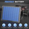 Solar Panel Car Battery Charger Portable Waterproof Power Trickle Battery Charger 12V&car Battery maintainer for Car Boat Marine Motorcycles Truck